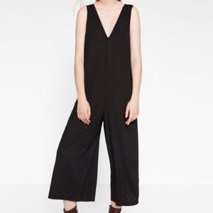 ZARA Wide-Leg Loose Jumpsuit